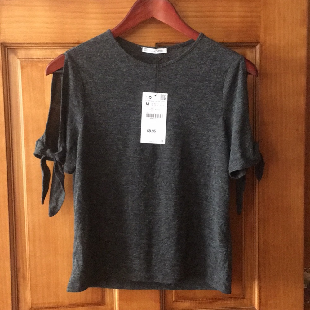 Zara tie T-shirt